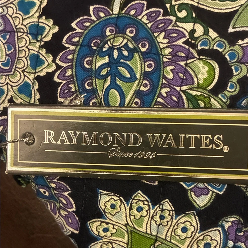 NWT Raymond Waites Paisley Laptop Bag 14”x16”